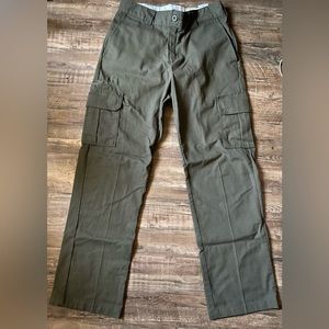 Green dickies cargo pants size 32 x 32